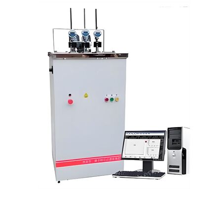 Quality  Heat Distortion and Vicat Softening Point Temperature Tester，Complies with the requirements of standards such as GB/T8802-2001, 1SO2570 rigid polyethylene (PVC)ECT factory