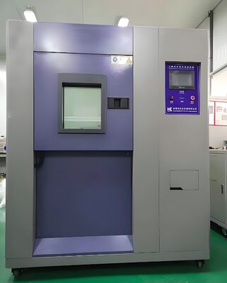 Quality  Thermal Shock Testing Machine Is Used In Industries Such As Electronics, Auto Parts, And Plastics To Test The Repeated Impact Of Various Materials On High And Low Temperatures, And Has Been Tested factory
