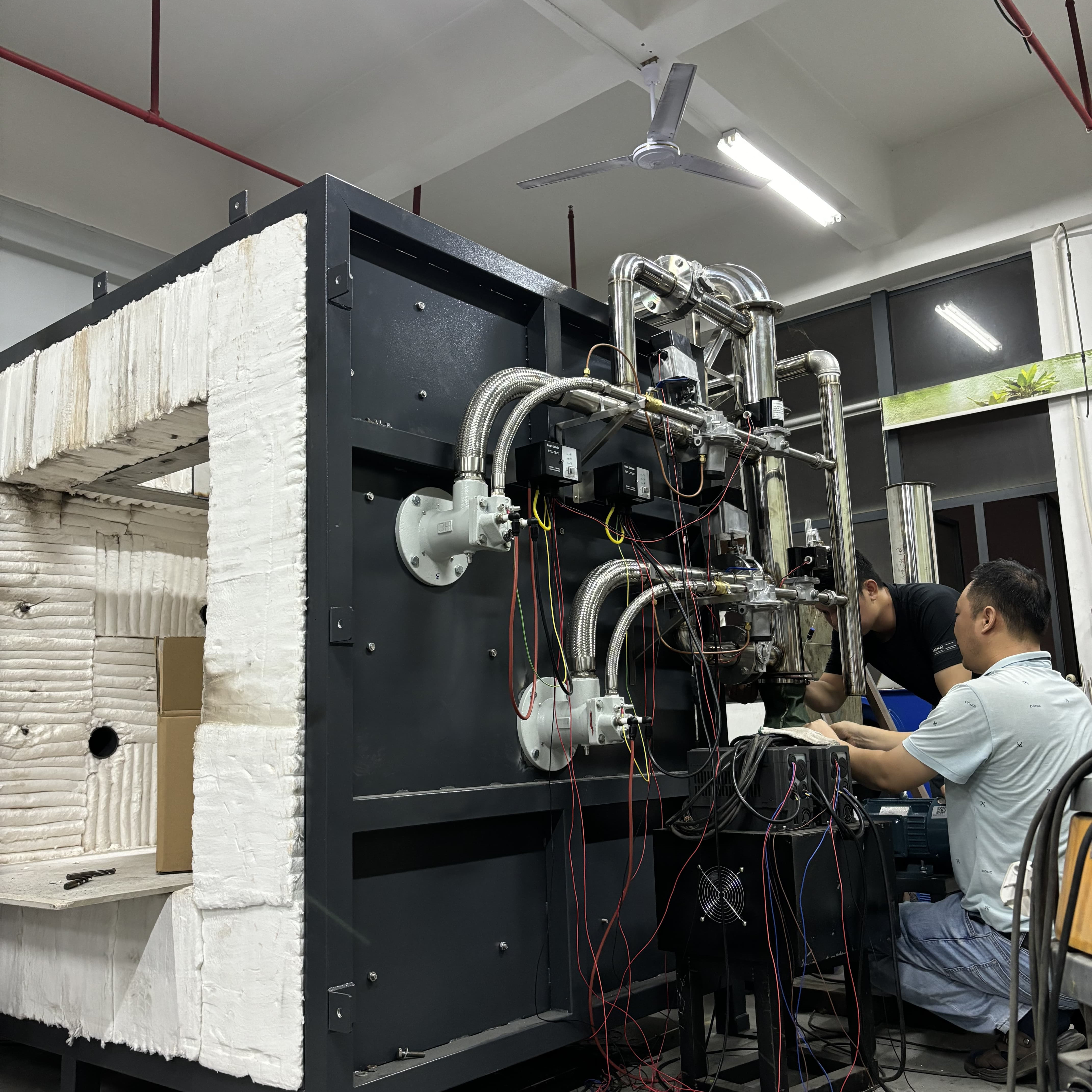10kw Small Scale Fire Resistance Tester Furnace For Fireproof Coating ...