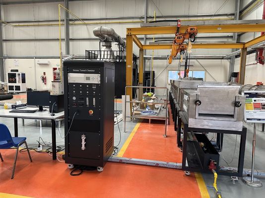 ASTME84  Tunnel Furnace Lab Fire Testing Machine Fire Smoke Tripped