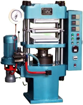 1200W 25 Tons Flat Vulcanizing Machine Rubber Testing Equipment CF8535B
