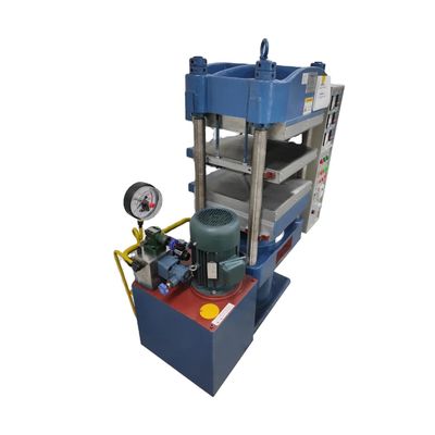 1200W 25 Tons Flat Vulcanizing Machine Rubber Testing Equipment CF8535B
