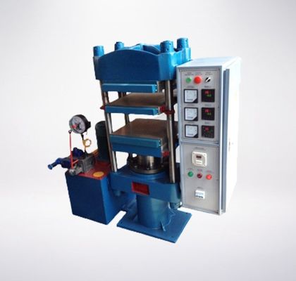 25 Ton Plate Vulcanizer Rubber Vulcanizer Machine With Electric Heating