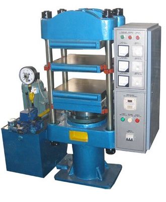 25 Ton Plate Vulcanizer Rubber Vulcanizer Machine With Electric Heating
