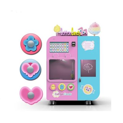 Coin Operated Automatic Cotton Candy Vending Machine Intelligent With Touch Screen