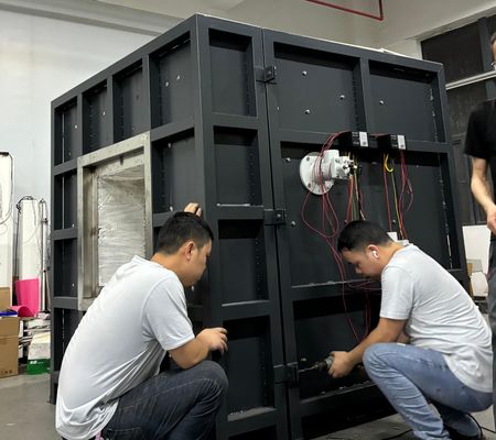 10kw Small Scale Fire Resistance Tester Furnace For Fireproof Coating Of Steel Structure