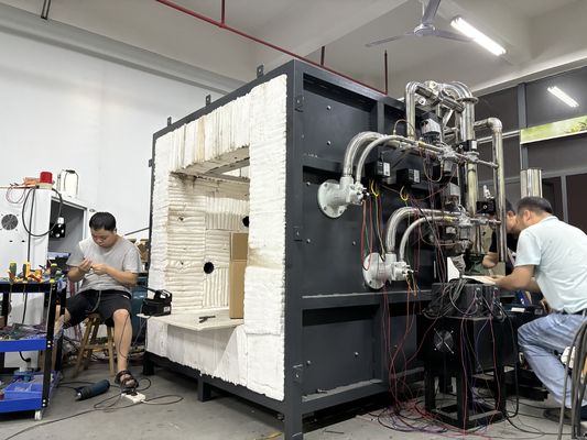 10kw Small Scale Fire Resistance Tester Furnace For Fireproof Coating Of Steel Structure