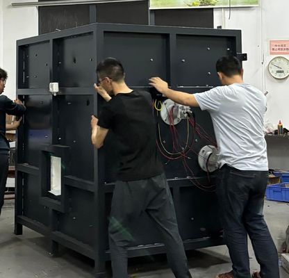 10kw Small Scale Fire Resistance Tester Furnace For Fireproof Coating Of Steel Structure