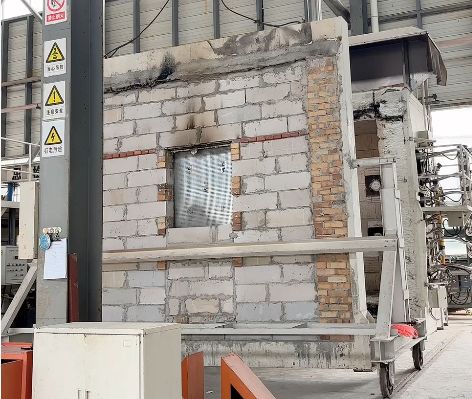 GB/T9978 Fire Resistant Vertical Furnace For Building Components Fire Resistance