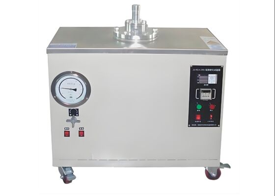 Air Bomb/Oxygen Bomb Aging Testing Machine，In Compliance with the Requirements of GB/T2951.2-1997 and JB/T4278.9 Standards.