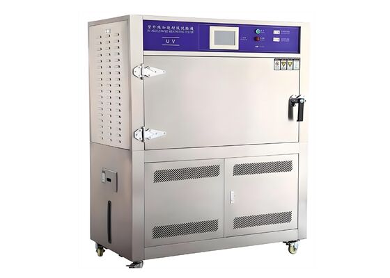 Ultraviolet Light Weathering test Chamber and Ultraviolet Aging test，It Complies with the test Standards of GB/T14522, GB16422, ISO4892-3, ASTMD4329, JISK7219 and JISZ2381.
