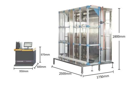 Three Performance Testing Equipment For Doors Is Mainly Used For Testing The Air Tightness, Water Tightness And Compressive Deformation Resistance Of Building Doors And Windows
