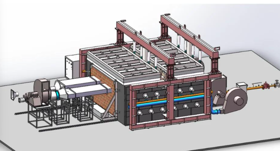 Medium Specification Fire Resistance Test Furnace Comply with ISO834-1 ASTM E119