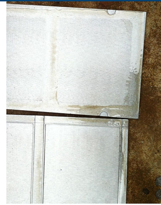 Rubber tensile test piece mold